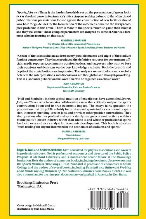 Produktbild: Sports, Jobs, and Taxes