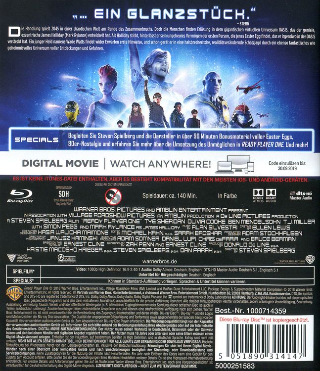 Produktbild: Ready Player One