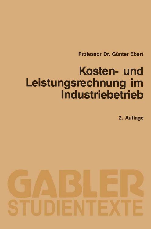 Produktbild: Kosten- und Leistungsrechnung im Industriebetrieb