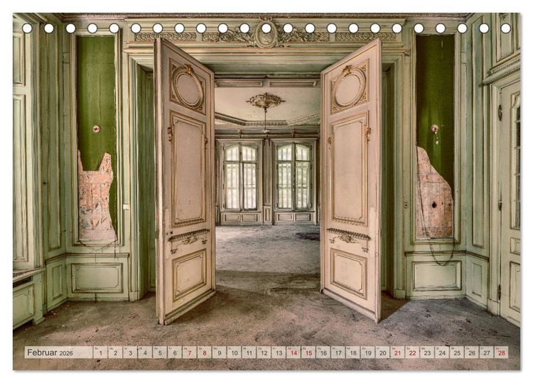 Produktbild: Lost Places - vergessene Sch&auml;tze (Tischkalender 2026 DIN A5 quer), CALVENDO Monatskalender