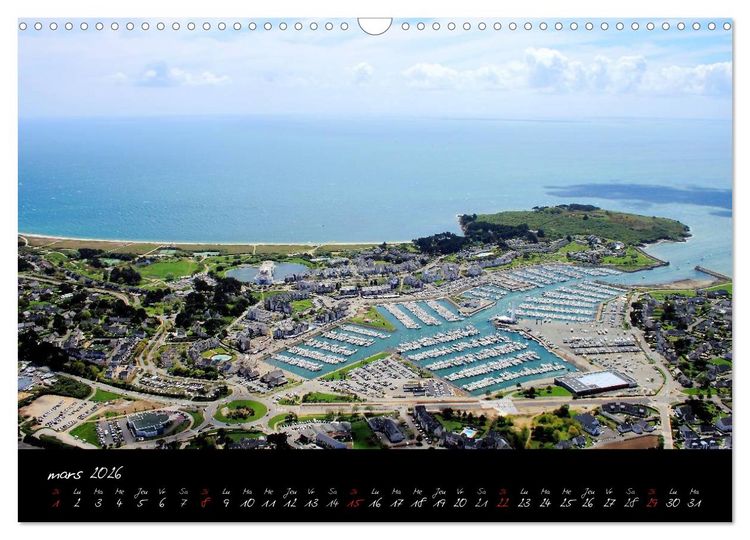 Produktbild: Le Morbihan entre terre et mer (Calendrier mural 2026 DIN A3 vertical), CALVENDO calendrier mensuel