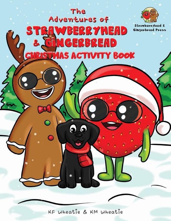Produktbild: The Adventures of Strawberryhead & Gingerbread-Christmas Activity Book
