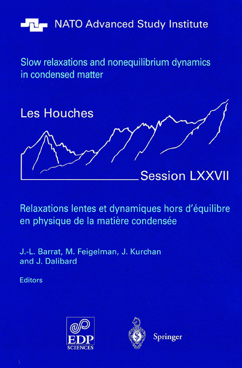 Produktbild: Slow Relaxations and Nonequilibrium Dynamics in Condensed Matter