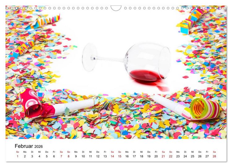 Produktbild: Weinkalender (Wandkalender 2026 DIN A3 quer), CALVENDO Monatskalender