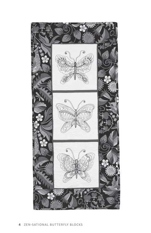 Produktbild: Zen-Sational Butterfly Blocks Quilt Pattern