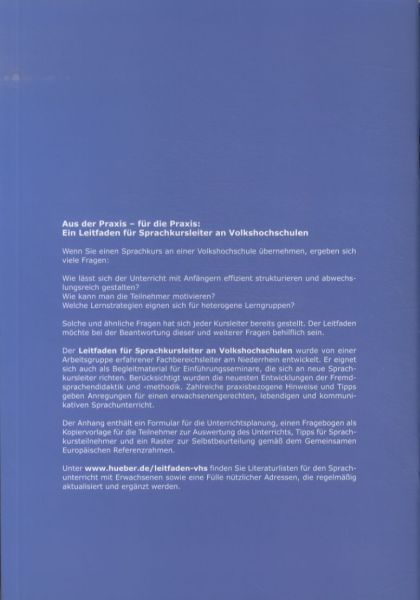 Produktbild: Leitfaden f&uuml;r Sprachkursleiter