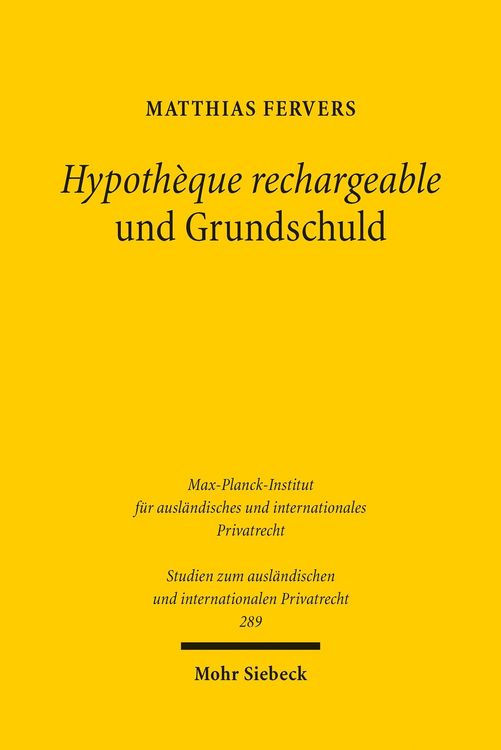 Produktbild: Hypoth&egrave;que rechargeable und Grundschuld
