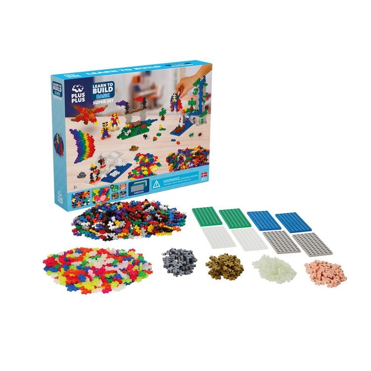 Produktbild: PLUS PLUS 1200 Kreativ Bausteine Super Set