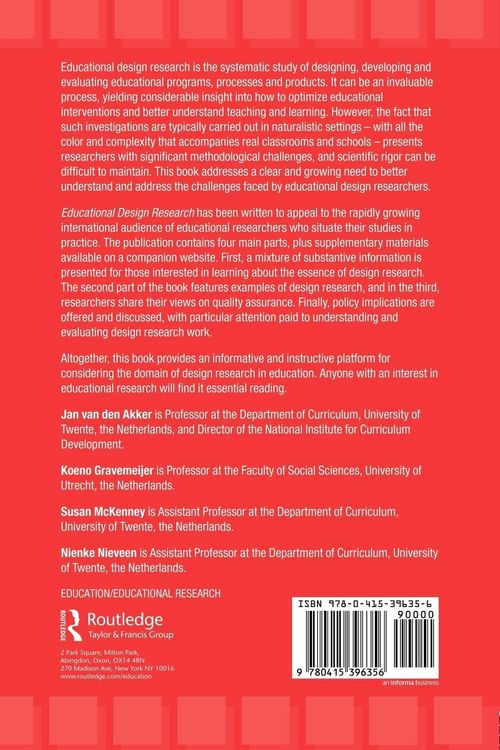 Produktbild: Educational Design Research