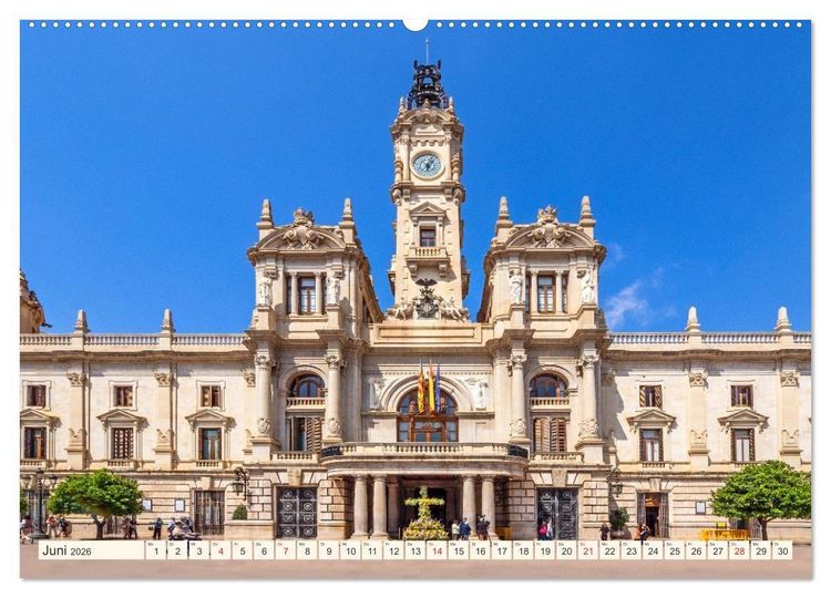 Produktbild: Zauberhaftes Valencia (Wandkalender 2026 DIN A2 quer), CALVENDO Monatskalender