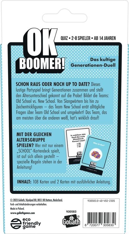 Produktbild: OK Boomer Pocket (DE)