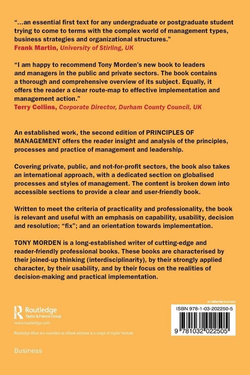 Produktbild: Principles of Management
