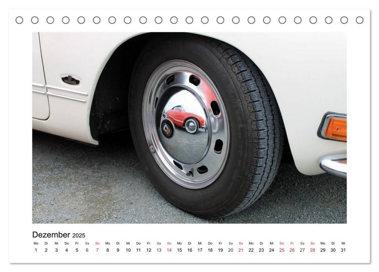 Produktbild: Eine Legende lebt, der Karmann-Ghia (Tischkalender 2025 DIN A5 quer), CALVENDO Monatskalender