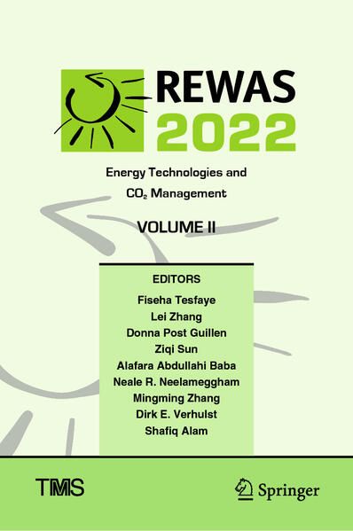 Produktbild: REWAS 2022: Energy Technologies and CO2 Management (Volume II)
