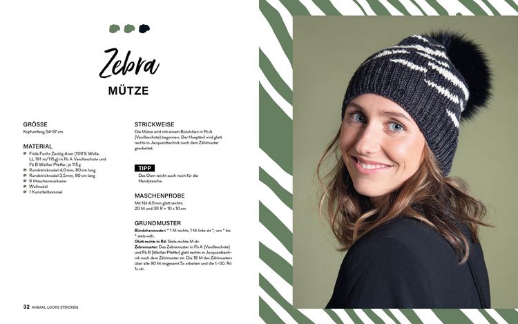 Produktbild: Animal Looks stricken &ndash; Fashion-Safari mit Kleidung, T&uuml;chern und mehr