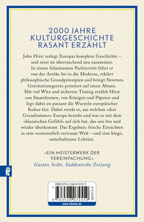 Produktbild: Die k&uuml;rzeste Geschichte Europas