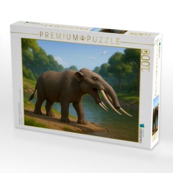 Produktbild: CALVENDO Puzzle Gomphotherium - ausgestorbene Urtiere | 1000 Teile Lege-Gr&ouml;&szlig;e 64x48cm Foto-Puzzle f&uuml;r gl&uuml;ckliche Stunden