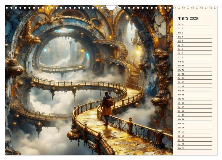 Produktbild: Sentiers magiques (Calendrier mural 2026 DIN A3 vertical), CALVENDO calendrier mensuel