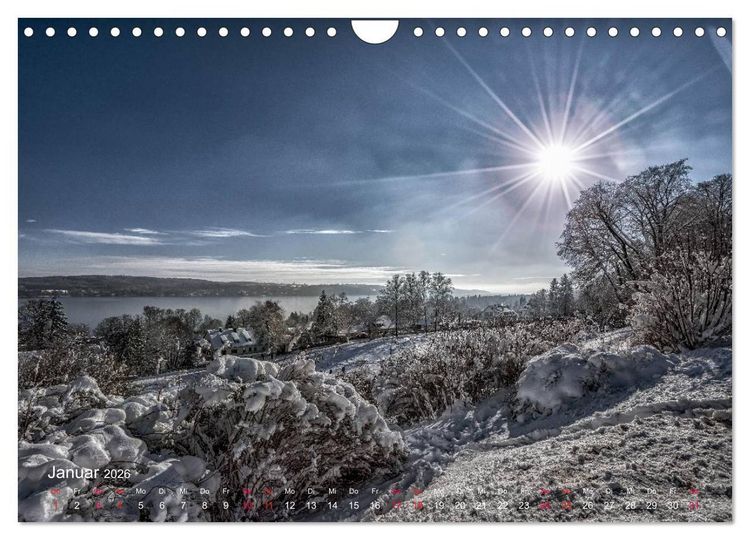 Produktbild: Impressionen vom Starnberger See (Wandkalender 2026 DIN A4 quer), CALVENDO Monatskalender