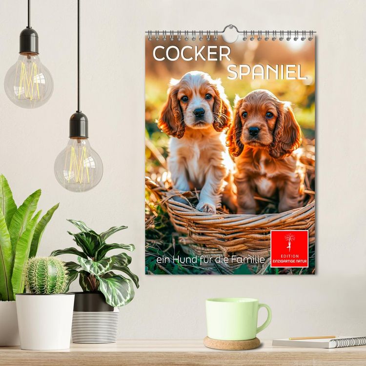 Produktbild: Cocker Spaniel - ein Hund f&uuml;r die Familie (Wandkalender 2026 DIN A4 hoch), CALVENDO Monatskalender
