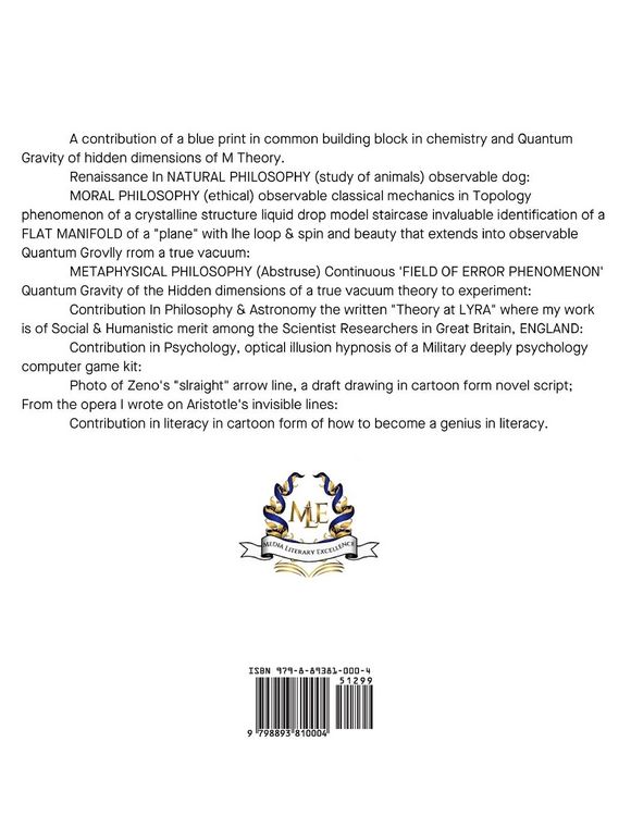 Produktbild: Faire of Literature, Cartoons, Philosophy, Astronomy, Psychology, Quantum Field Theory in Topology/Classical Mechanics, Quantum Gravity, M Theory/Classical Physics (a true vacuum theory)