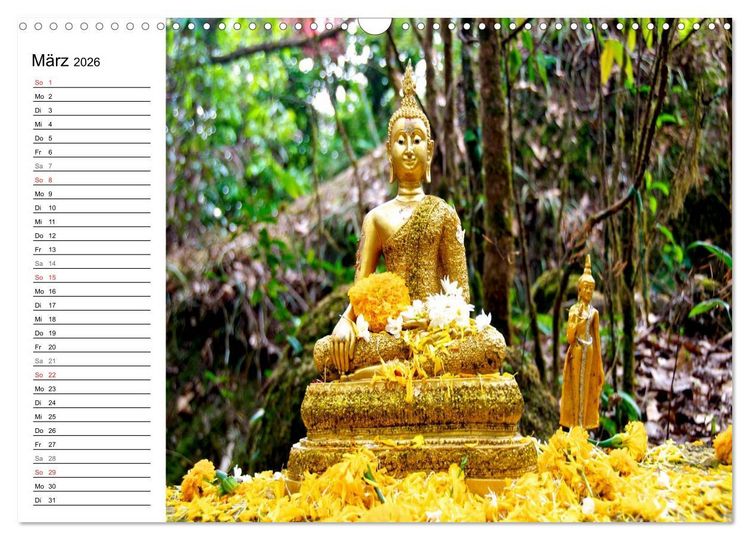 Produktbild: Thailand - Ein bezauberndes K&ouml;nigreich (Wandkalender 2026 DIN A3 quer), CALVENDO Monatskalender