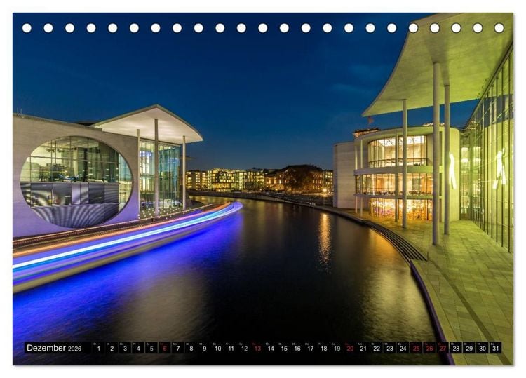 Produktbild: Berlin - Bilder einer Metropole (Tischkalender 2026 DIN A5 quer), CALVENDO Monatskalender