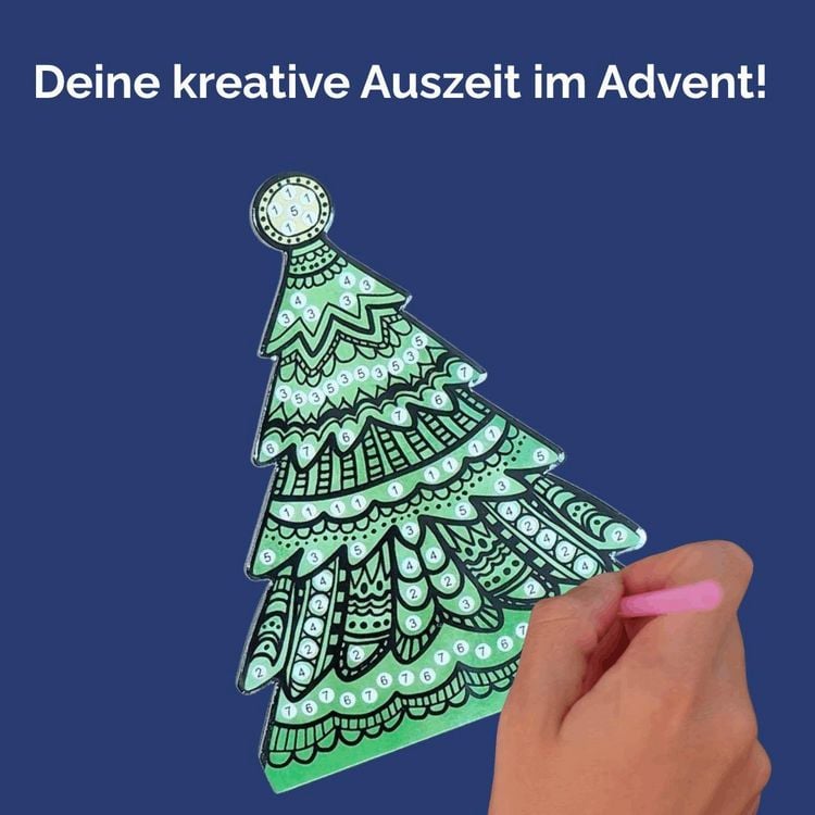 Produktbild: Diamond Painting Set Weihnachtsbaum
