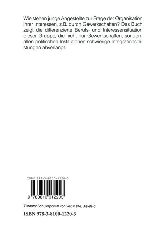 Produktbild: Jugendliche Angestellte