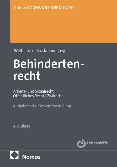 Produktbild: StichwortKommentar Behindertenrecht
