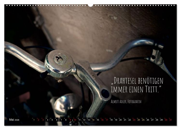Produktbild: Velo Kunst (Wandkalender 2026 DIN A2 quer), CALVENDO Monatskalender