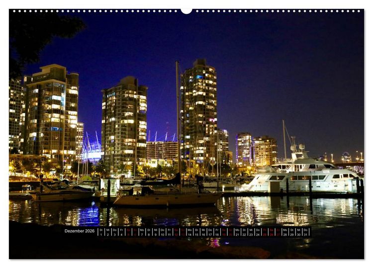 Produktbild: Vancouver - Tr&auml;umen zwischen Wolken und Meer (hochwertiger Premium Wandkalender 2026 DIN A2 quer), Kunstdruck in Hochglanz