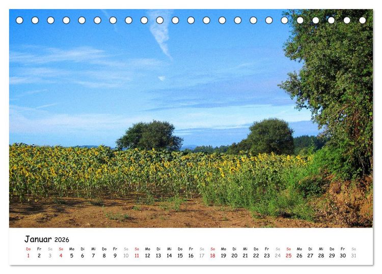 Produktbild: Jakobsweg - Camino Primitivo (Tischkalender 2026 DIN A5 quer), CALVENDO Monatskalender