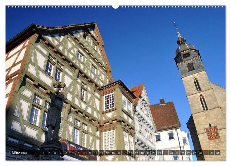 Produktbild: Spaziergang in B&ouml;blingen (hochwertiger Premium Wandkalender 2026 DIN A2 quer), Kunstdruck in Hochglanz