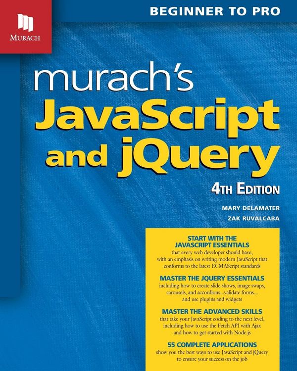 Produktbild: Murach's JavaScript and jQuery (4th Edition)