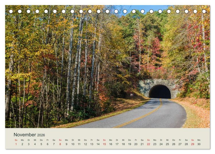 Produktbild: Appalachen - S&uuml;d (Tischkalender 2026 DIN A5 quer), CALVENDO Monatskalender