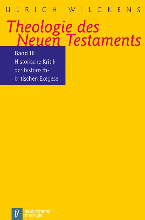 Produktbild: Theologie des Neuen Testaments
