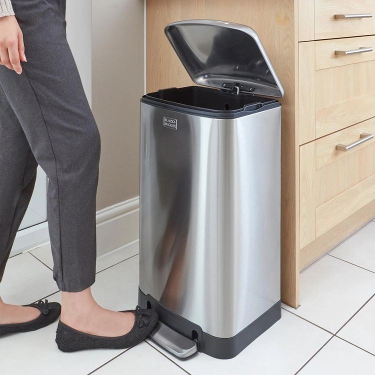 Produktbild: HTI-Living Treteimer 30L Edelstahl Soft-Close Treteimer 30L Edelstahl Soft-Close