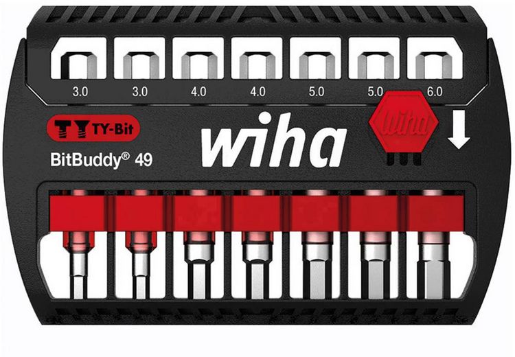 Produktbild: Wiha 42114 Bit-Set 7teilig Innen-Sechskant