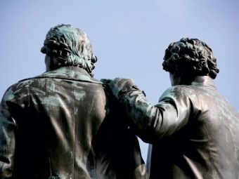Produktbild: CALVENDO Puzzle Goethe-Schiller-Denkmal in Weimar | 1000 Teile Lege-Gr&ouml;&szlig;e 64x48cm Foto-Puzzle f&uuml;r gl&uuml;ckliche Stunden