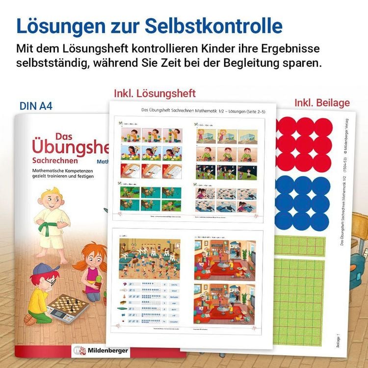 Produktbild: Das &Uuml;bungsheft Sachrechnen Mathematik 1/2