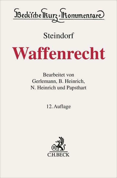 Produktbild: Waffenrecht