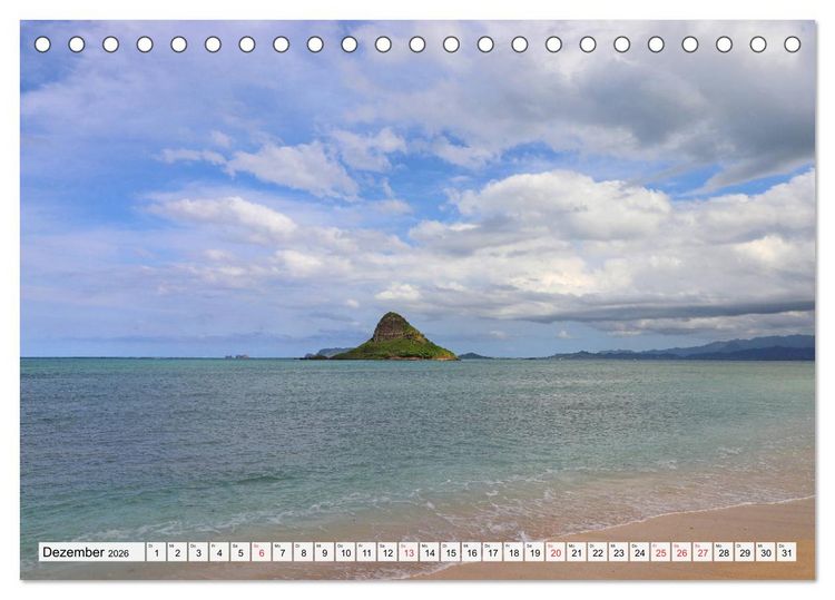 Produktbild: Hawaii the Aloha State (Tischkalender 2026 DIN A5 quer), CALVENDO Monatskalender
