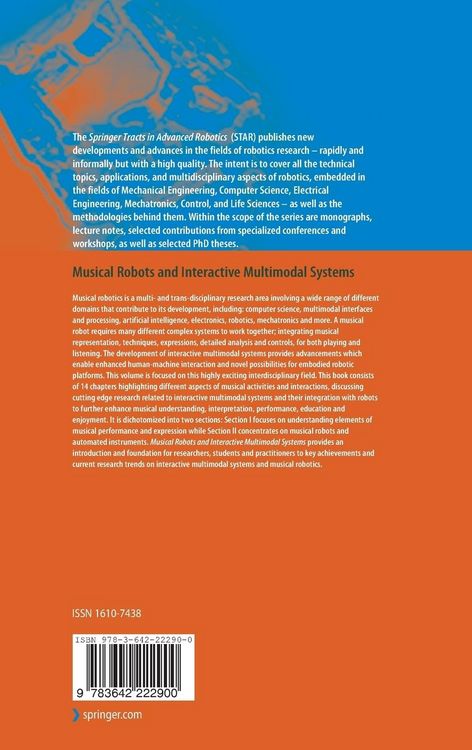 Produktbild: Musical Robots and Interactive Multimodal Systems