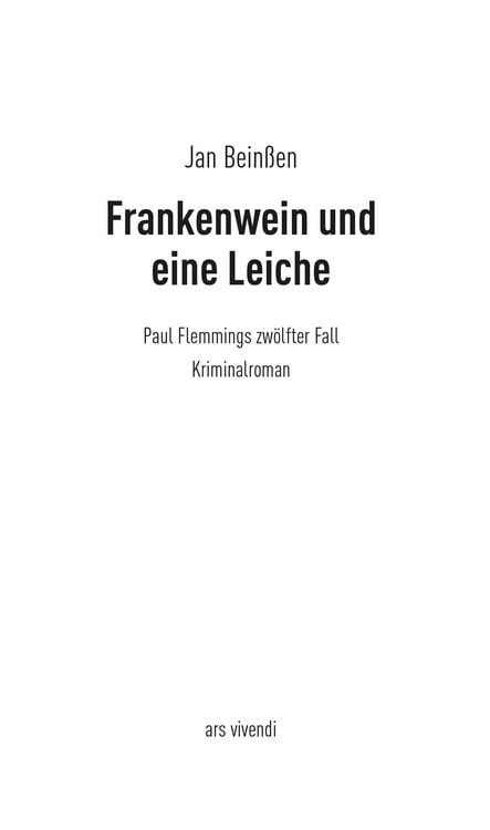 Produktbild: Frankenwein und eine Leiche