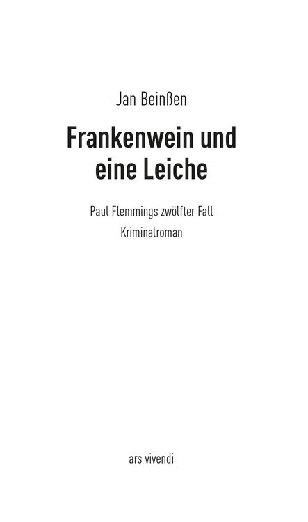 Produktbild: Frankenwein und eine Leiche