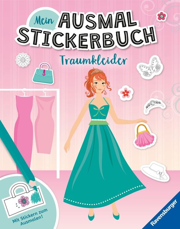 Produktbild: Mein Ausmalstickerbuch - Traumkleider