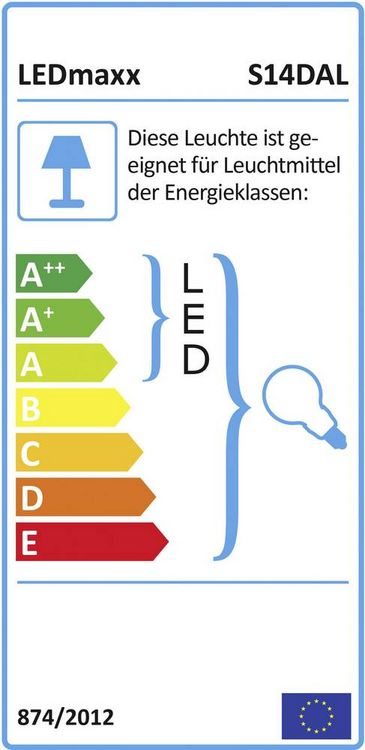 Produktbild: LEDmaxx S14DAL Lampenfassung S14d 230V 60W