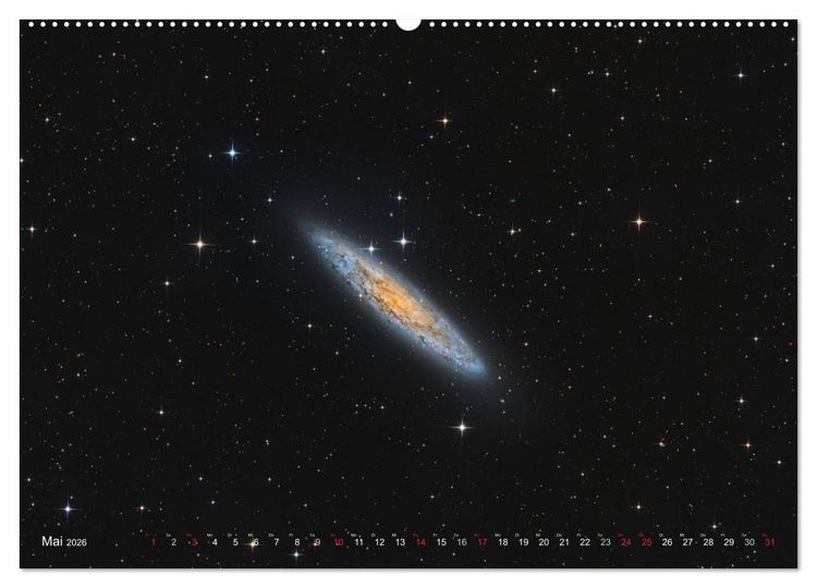 Produktbild: Faszination Galaxien Formenvielfalt der Welteninseln (Wandkalender 2026 DIN A2 quer), CALVENDO Monatskalender