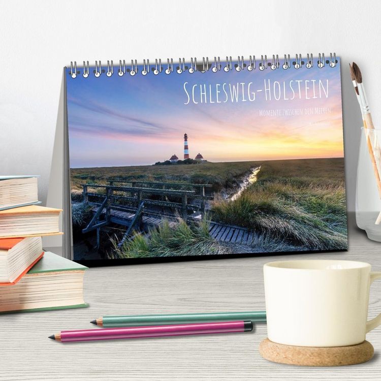 Produktbild: Schleswig-Holstein - Momente zwischen den Meeren (Tischkalender 2027 DIN A5 quer), CALVENDO Monatskalender